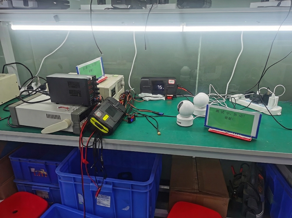 Battery testing bench