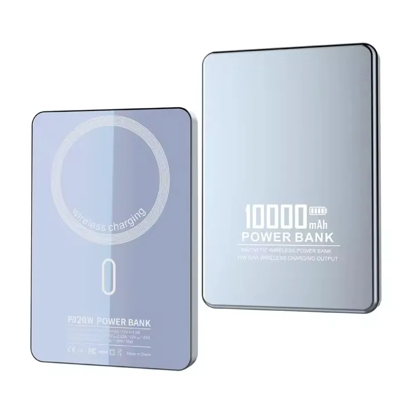 10000mAh 10.7mm Ultra Slim Magnetic Wireless Power Bank TU-158B thumbnail 2