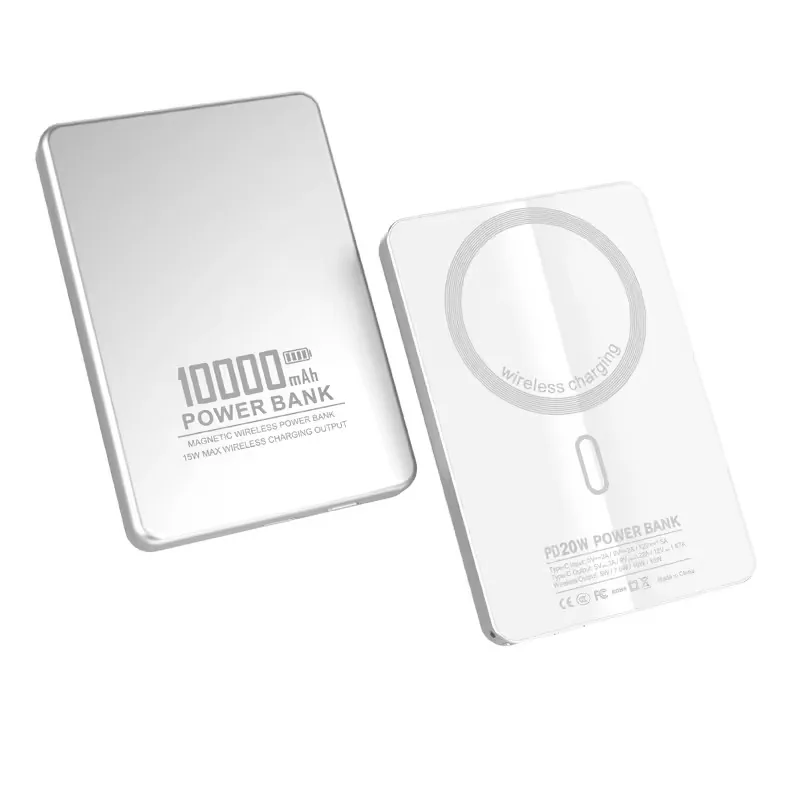 10000mAh 10.7mm Ultra Slim Magnetic Wireless Power Bank TU-158B thumbnail 5