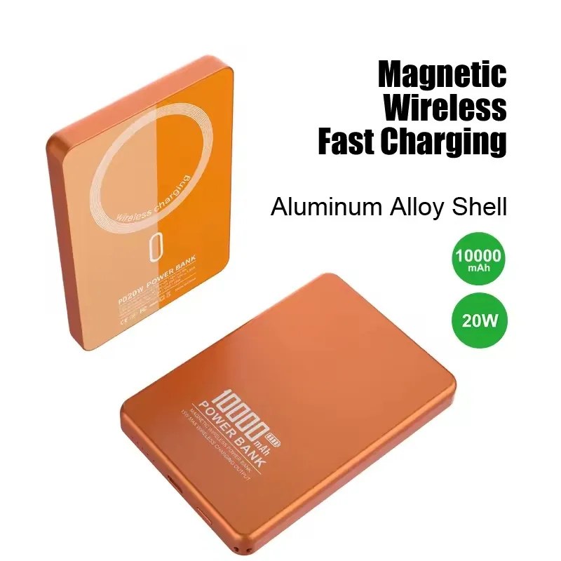 10000mAh 10.7mm Ultra Slim Magnetic Wireless Power Bank TU-158B thumbnail 6