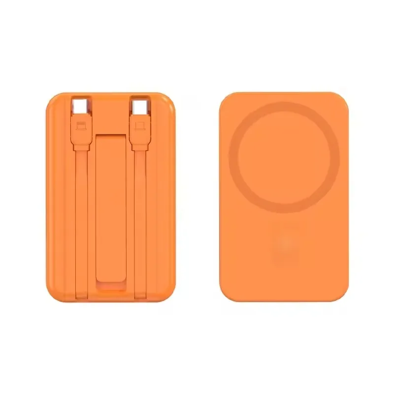 10000mAh Magnetic Wireless Power Bank with Built-in C and L Cables TU-W044 thumbnail 11
