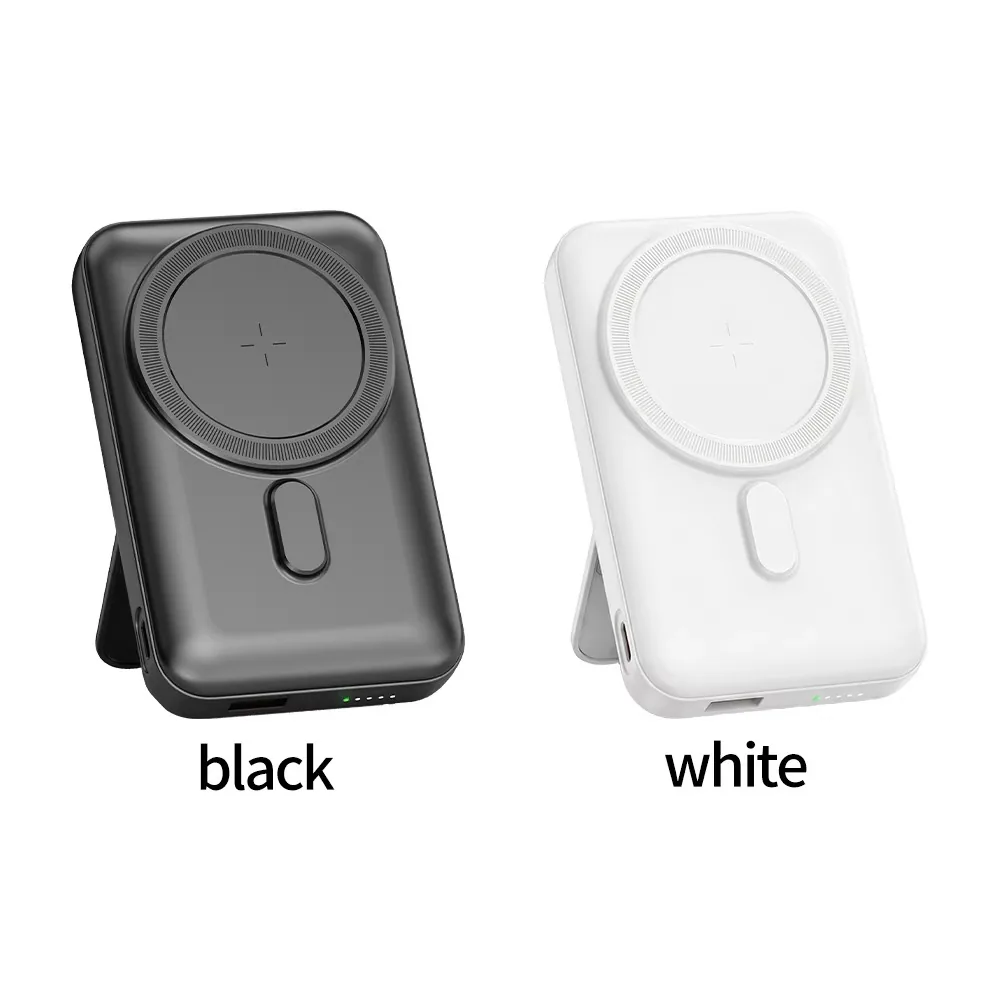 10000mAh Magnetic Wireless Power Bank with Phone Stand TU-W101-01 thumbnail 4