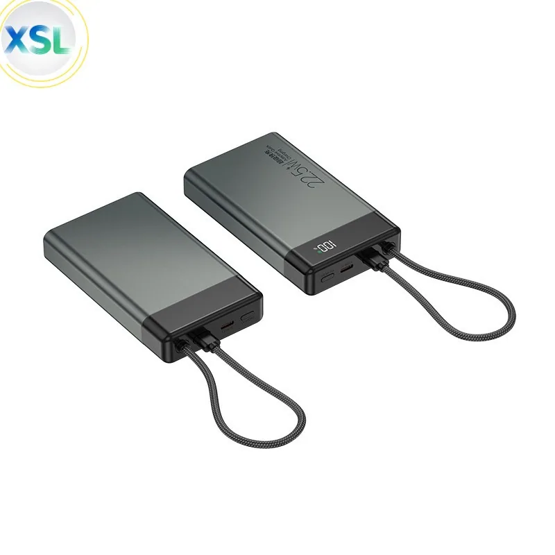 20000mAh 22.5W Aluminum Power Bank with Built-in USB-C Cable TU-CK100 thumbnail 3