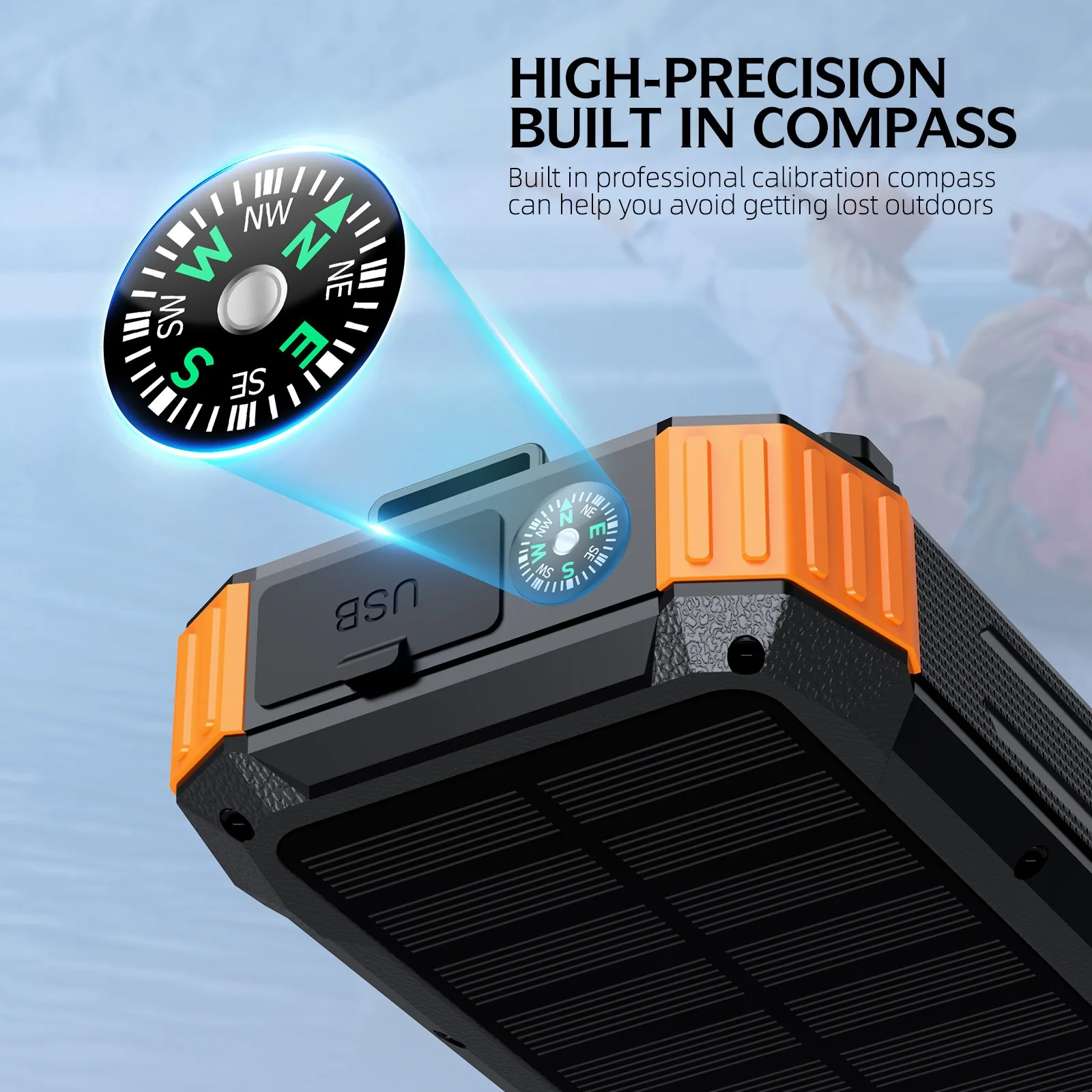 20000mAh Hand Cranked Solar Power Bank TU-ZL908A thumbnail 15