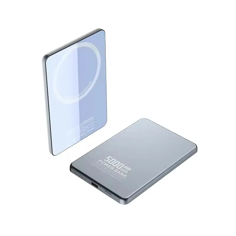 5000mAh 6.35mm Ultra Slim Magnetic Wireless Power Bank TU-158A thumbnail 2