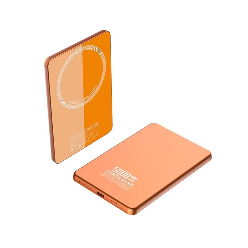 5000mAh 6.35mm Ultra Slim Magnetic Wireless Power Bank TU-158A thumbnail 6