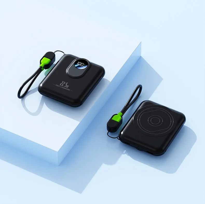 5000mAh Magnetic Wireless Power Bank with Digital Display TU-Y388