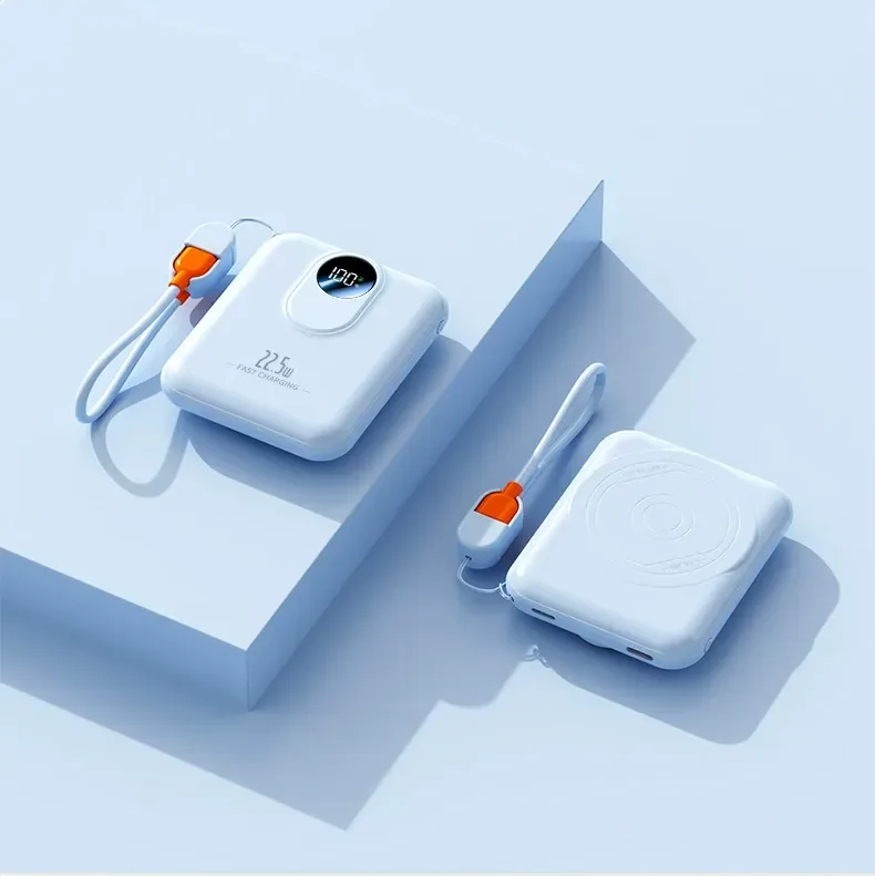 5000mAh Magnetic Wireless Power Bank with Digital Display TU-Y388 thumbnail 2