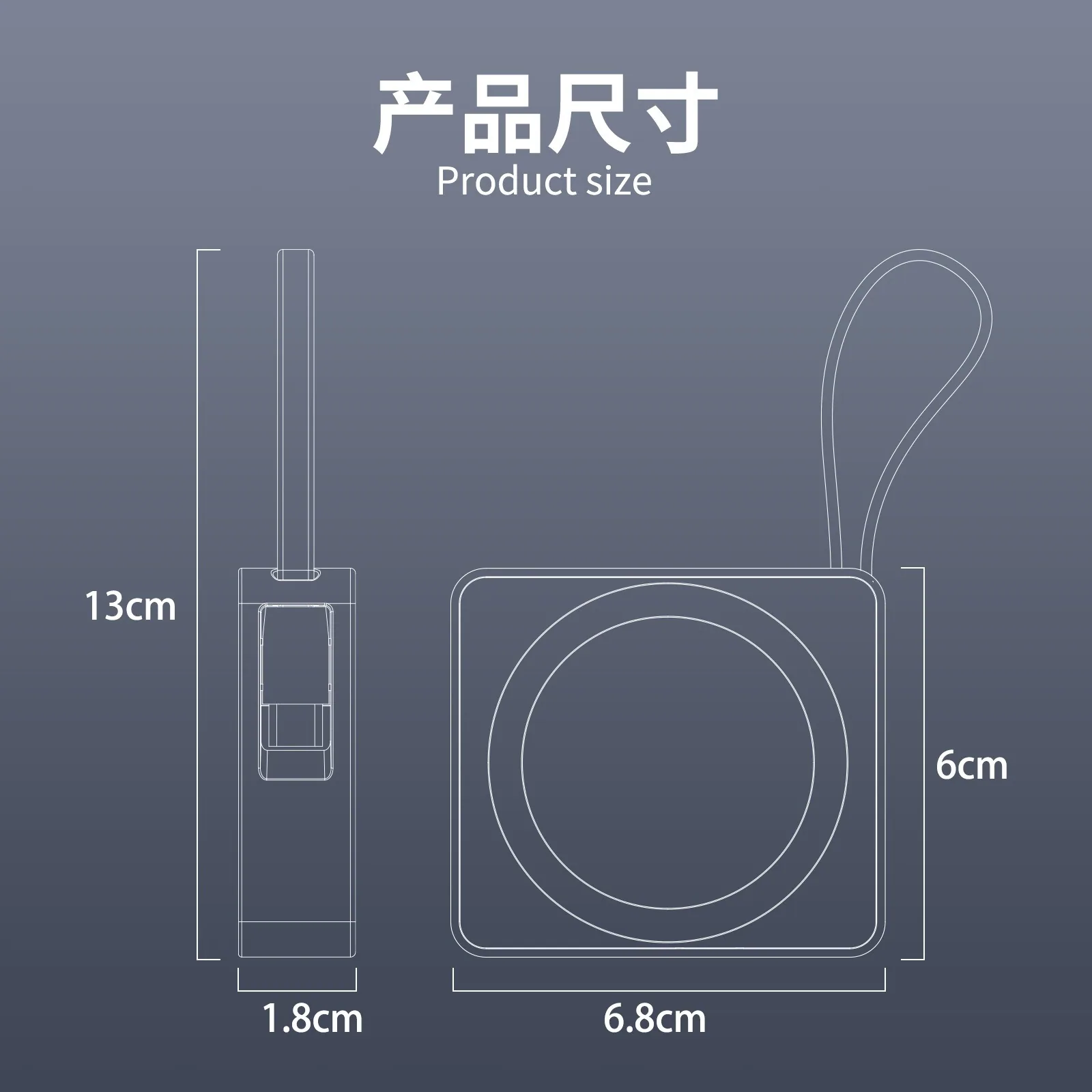 5000mAh Mini Magnetic Wireless Power Bank TU-WPB08 thumbnail 8